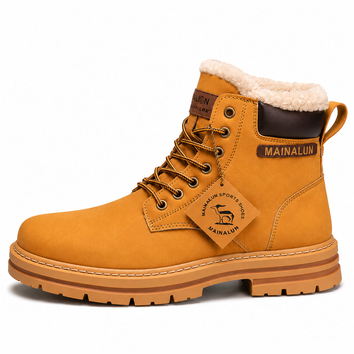 Bota Masculina Térmica Forrada com Lã para Inverno | Lemartine