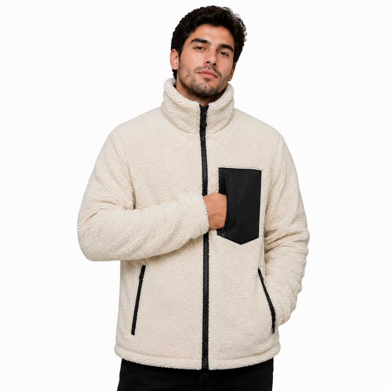 Jaqueta Masculina Puffer 2 em 1 Reversível Andes Lemartine