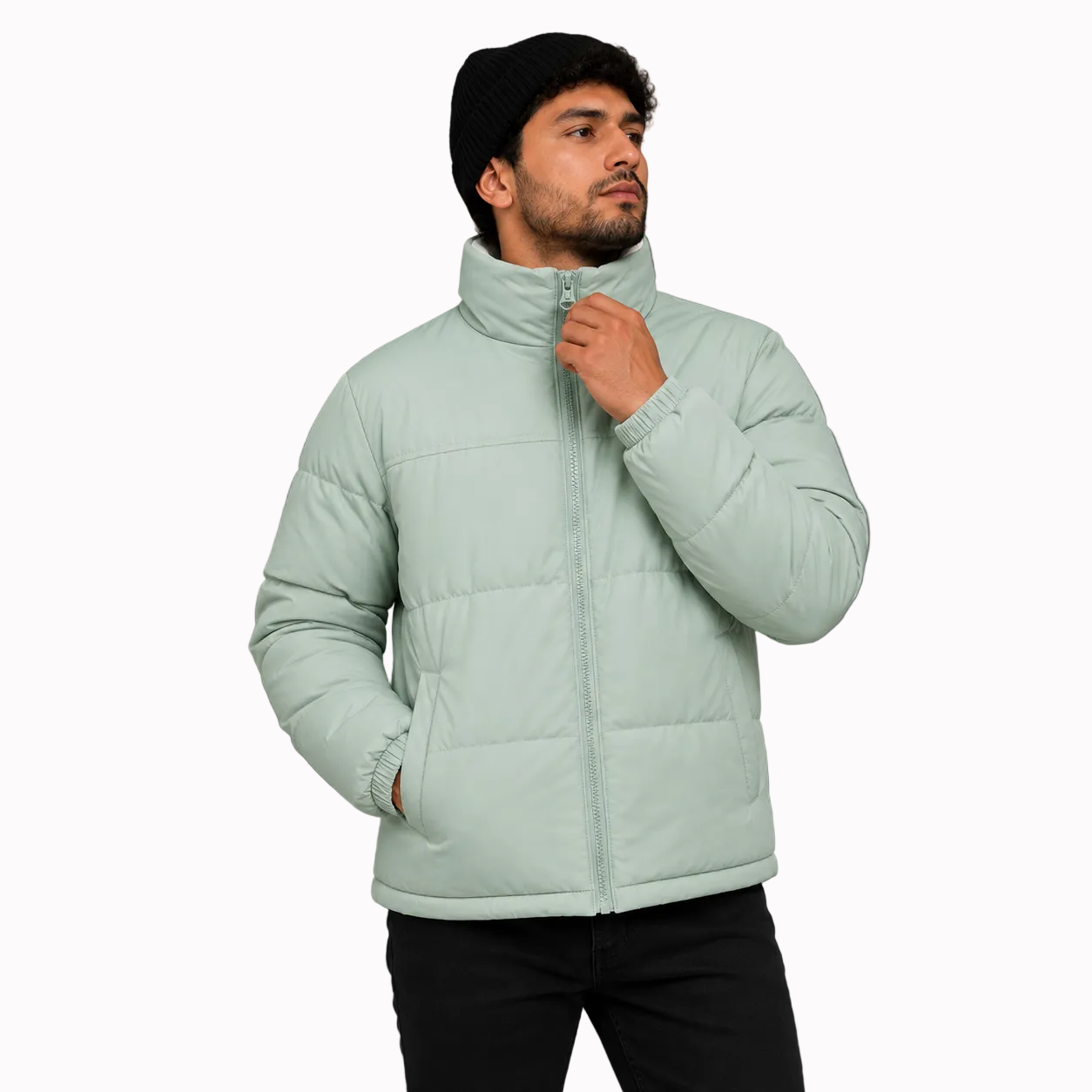 Jaqueta Masculina Puffer 2 em 1 Reversível Andes Lemartine