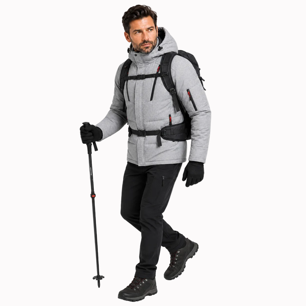 Jaqueta Puffer Térmica Masculina de Pluma Tech Lemartine