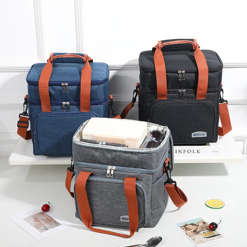 Bolsa Térmica De Grande Capacidade De Alta Qualidade Adequada Para Viagens De Piquenique Na Praia | Lemartine
