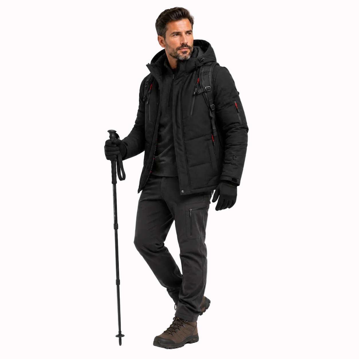 Jaqueta Puffer Térmica Masculina de Pluma Tech Lemartine