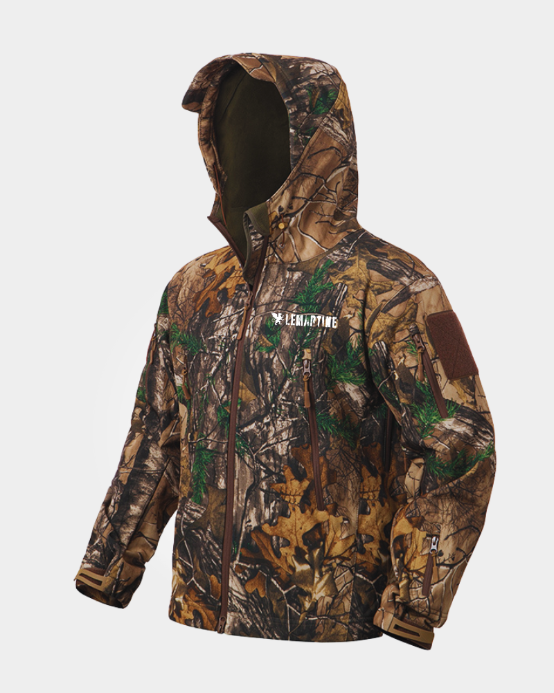 Jaqueta Tática Masculina Camuflada com Capuz Lemartine