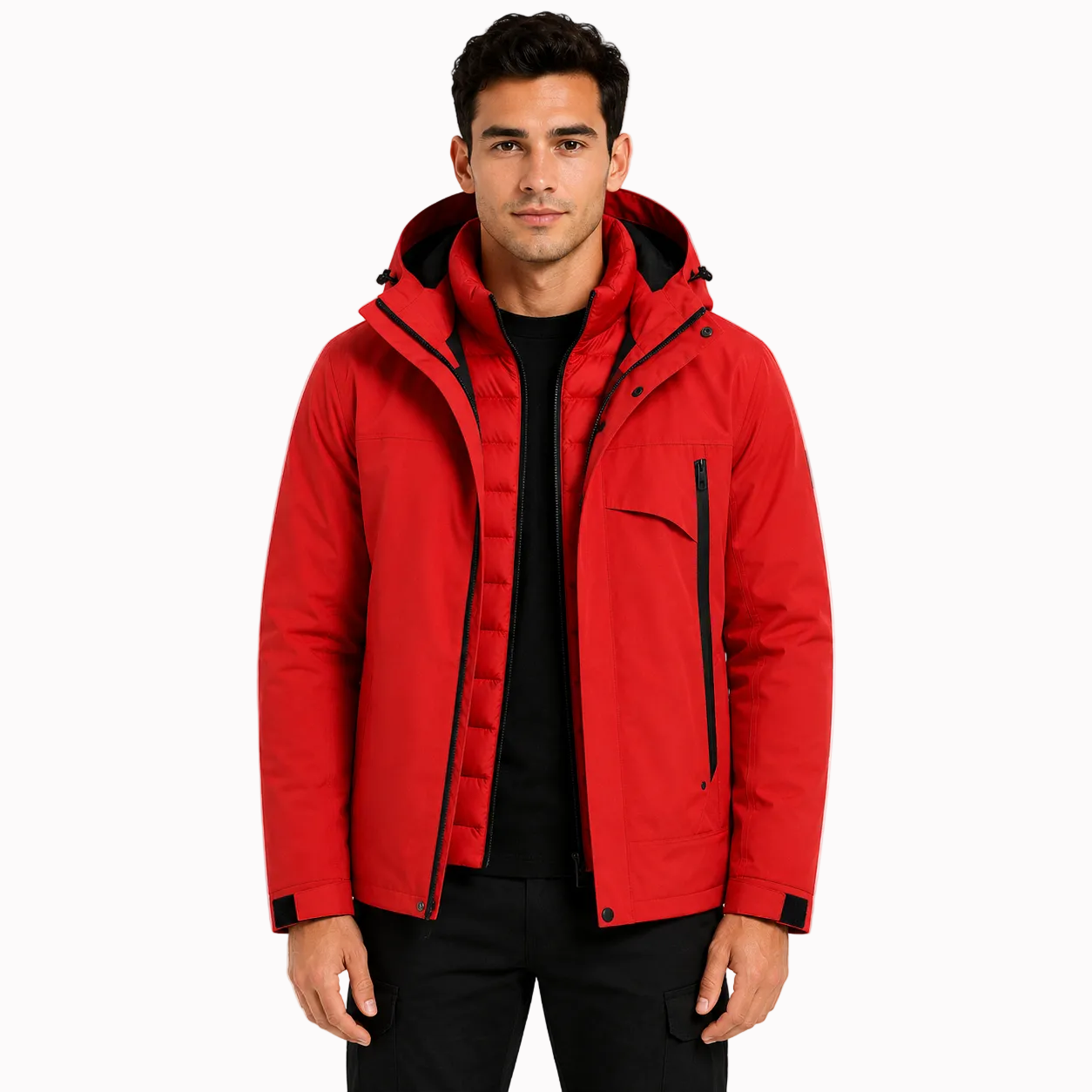 Jaqueta 3 em 1 Puffer NorthPeak Lemartine