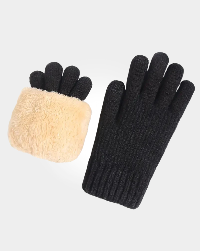 Luva de Inverno Malha Dupla com Forro de Lã Lemartine