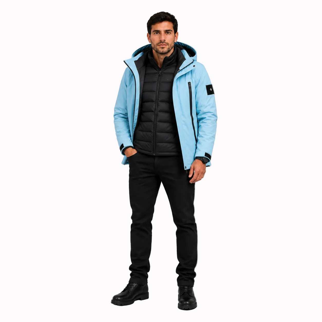 Jaqueta 3 em 1 Puffer NorthPeak Lemartine