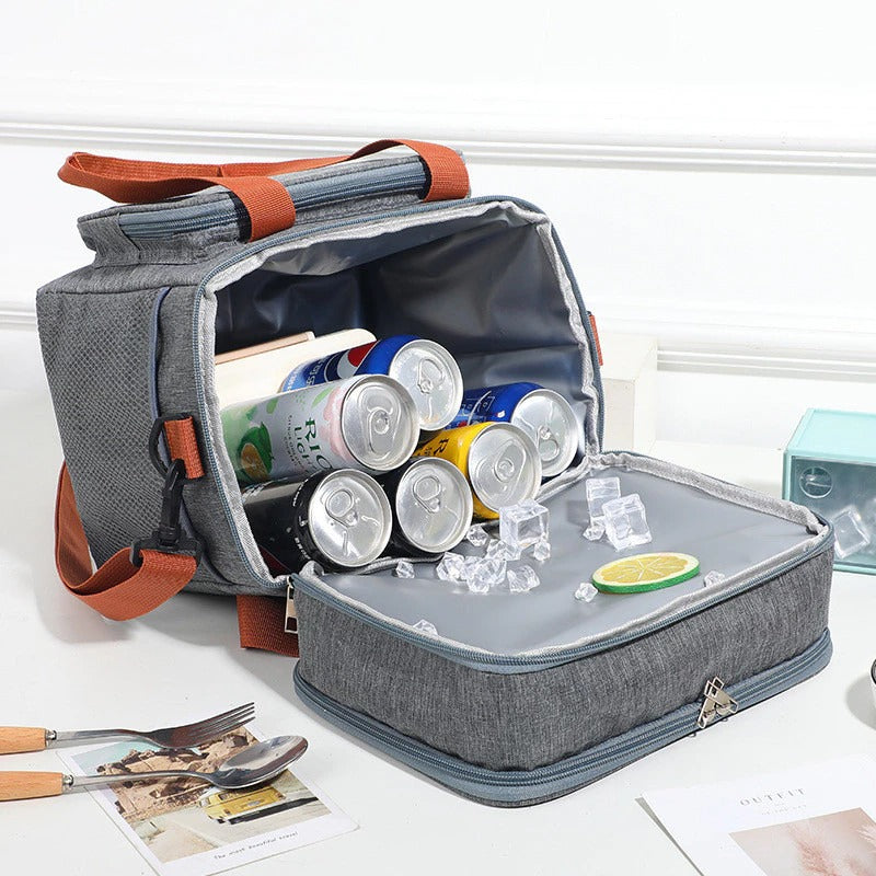 Bolsa Térmica De Grande Capacidade De Alta Qualidade Adequada Para Viagens De Piquenique Na Praia | Lemartine