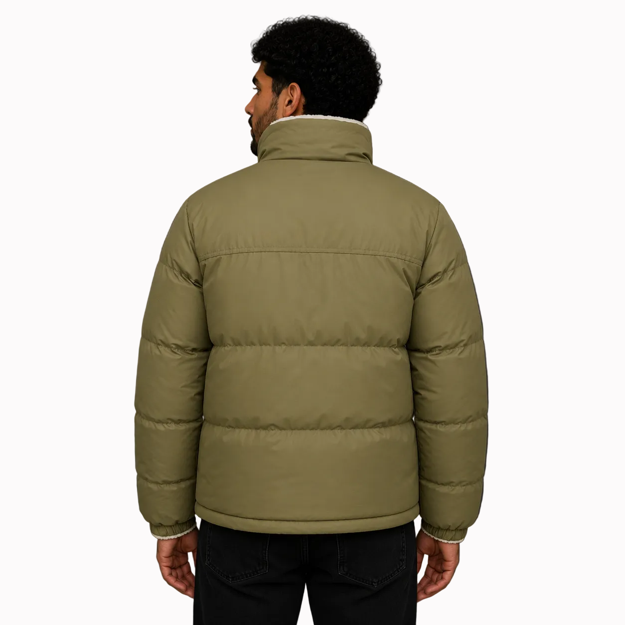 Jaqueta Masculina Puffer 2 em 1 Reversível Andes Lemartine