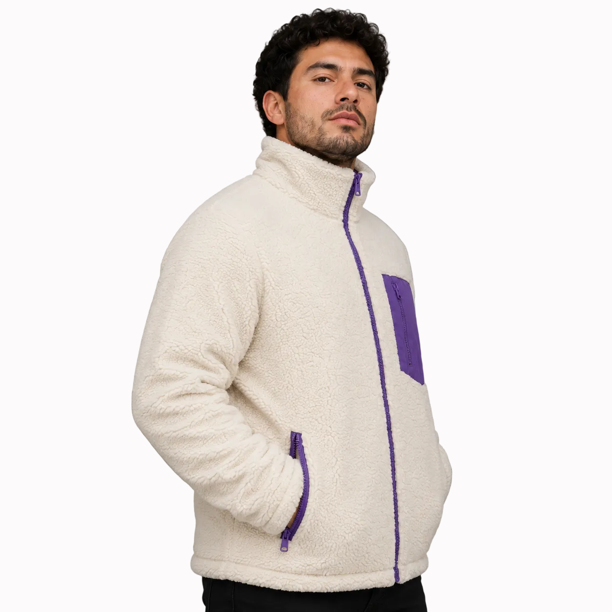 Jaqueta Masculina Puffer 2 em 1 Reversível Andes Lemartine