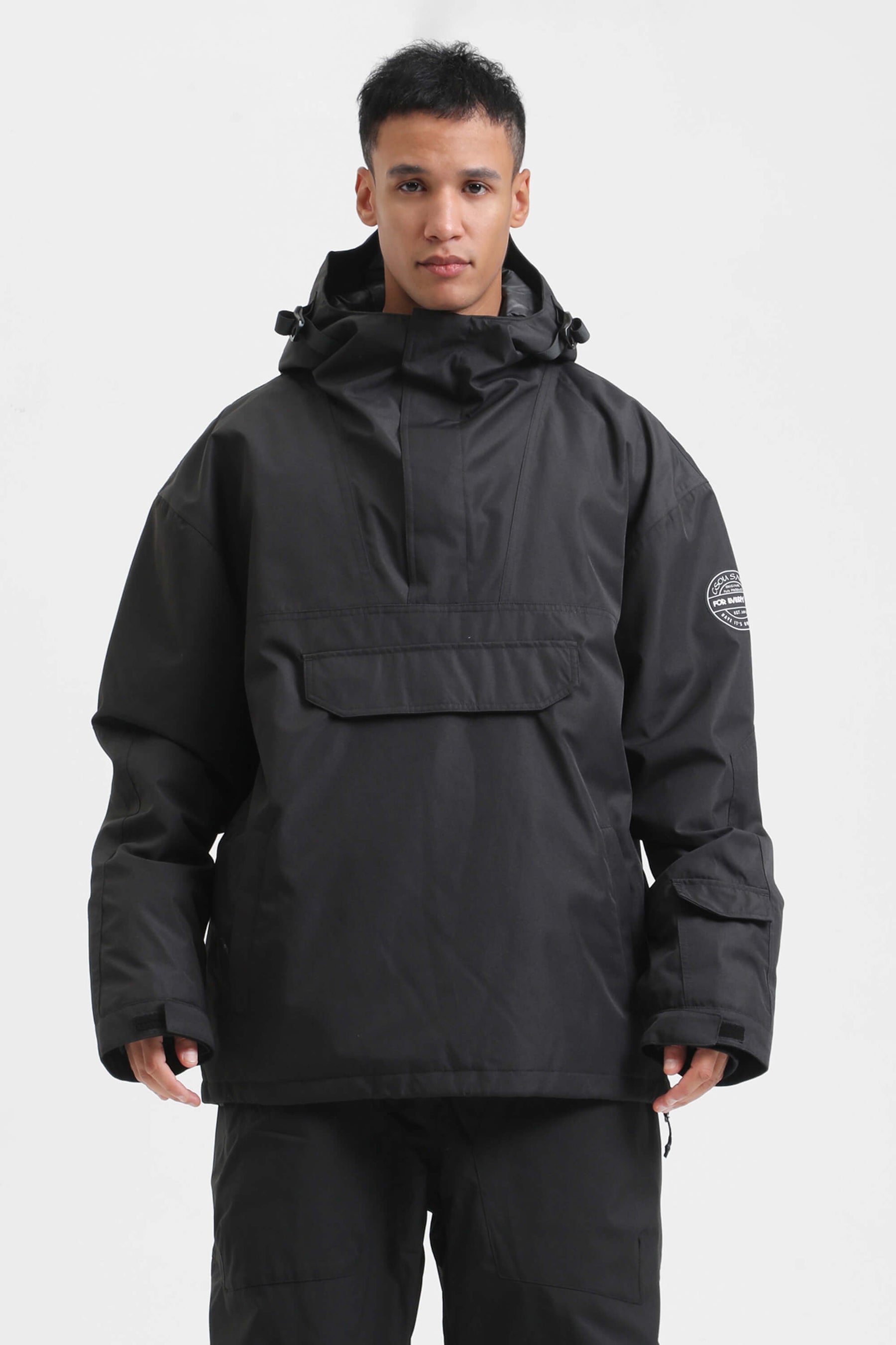 Jaqueta para Neve Masculina Anoraks Oversized Lemartine