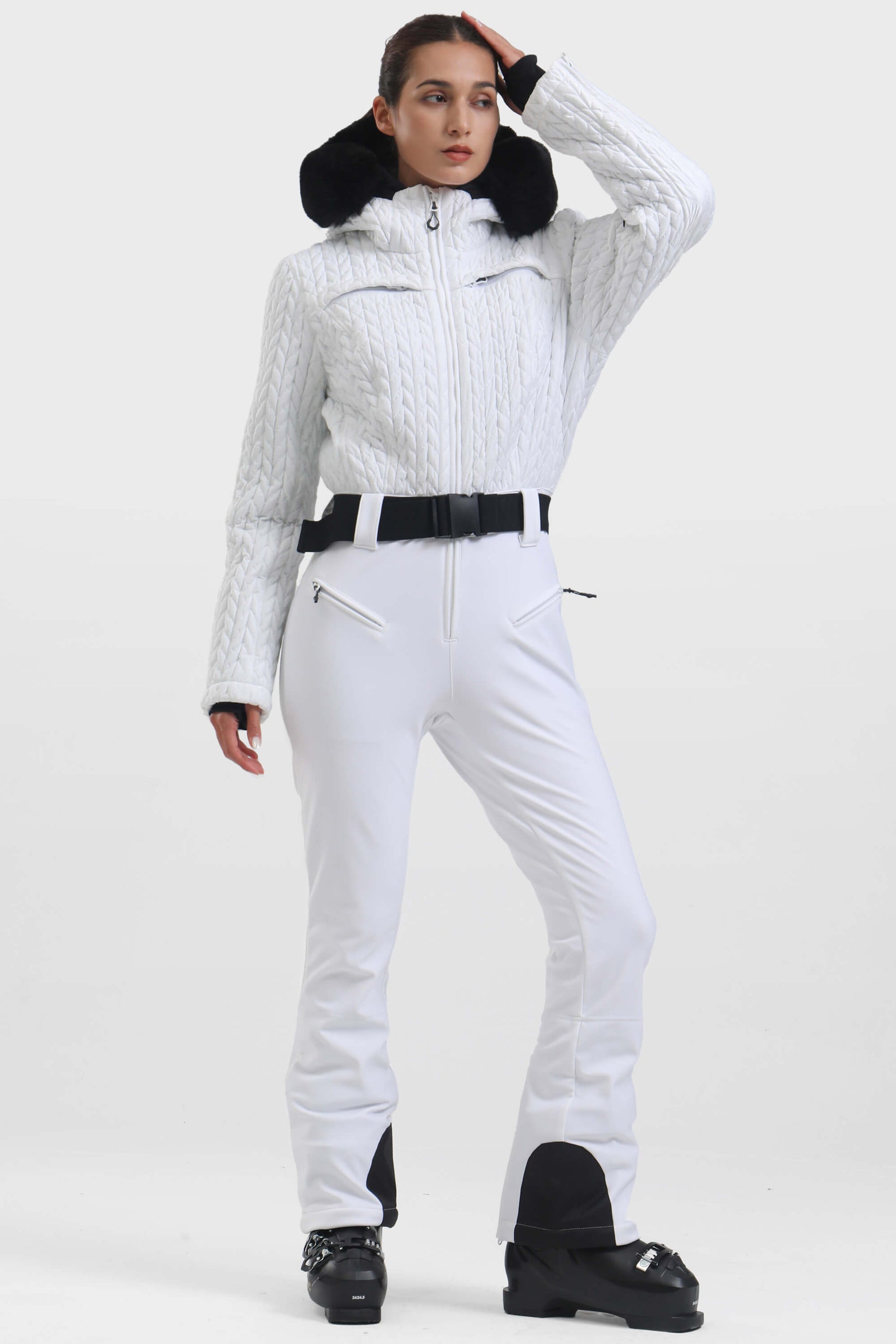 Macacão de Ski Feminino Shirred Lemartine