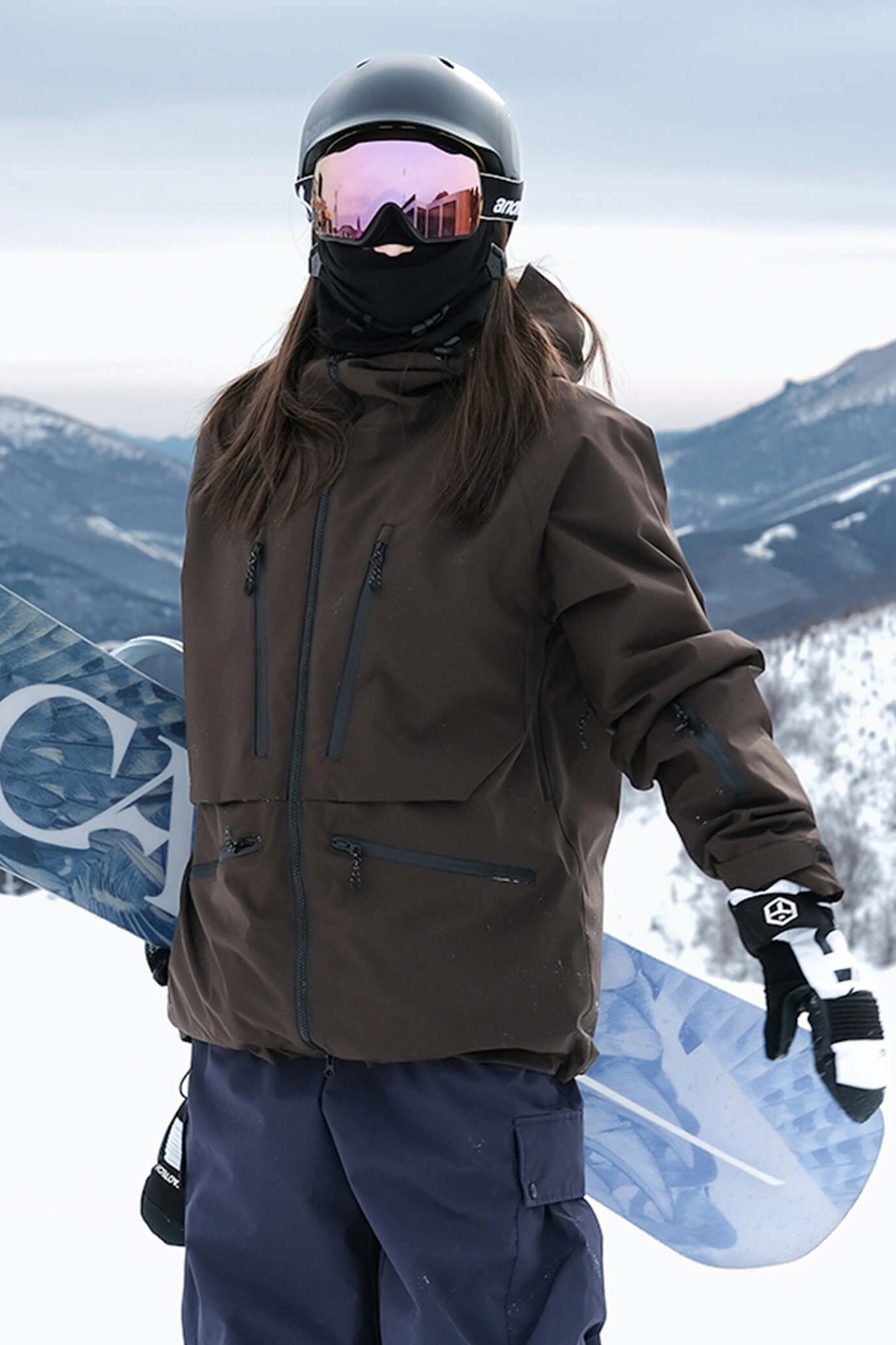 Jaqueta de Neve Feminina Térmica Multifuncional impermeável Tech Lemartine