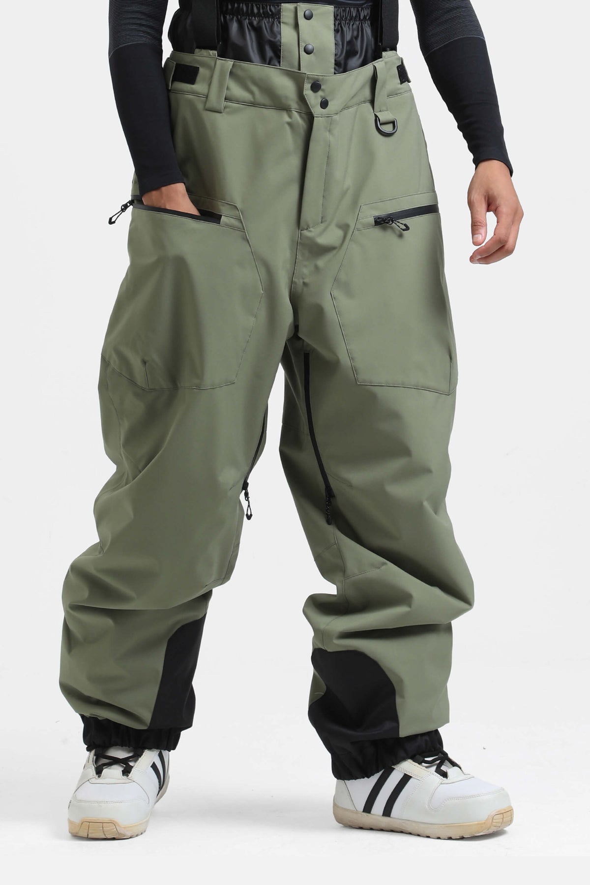 Calça de Neve Masculina com Suspensórios Removíveis Tech Lemartine