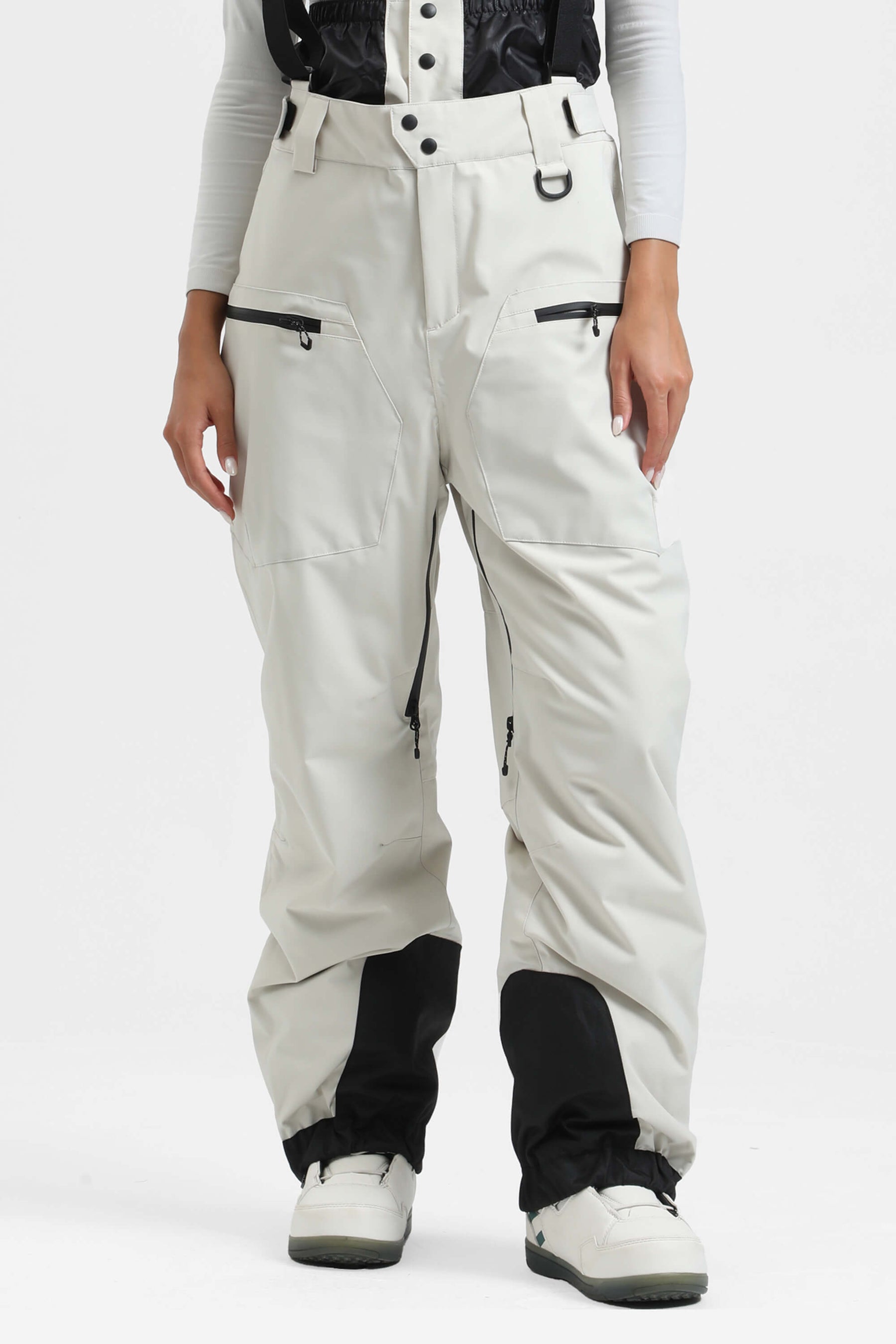 Calça de Neve Feminina com Suspensórios Removíveis Tech Lemartine