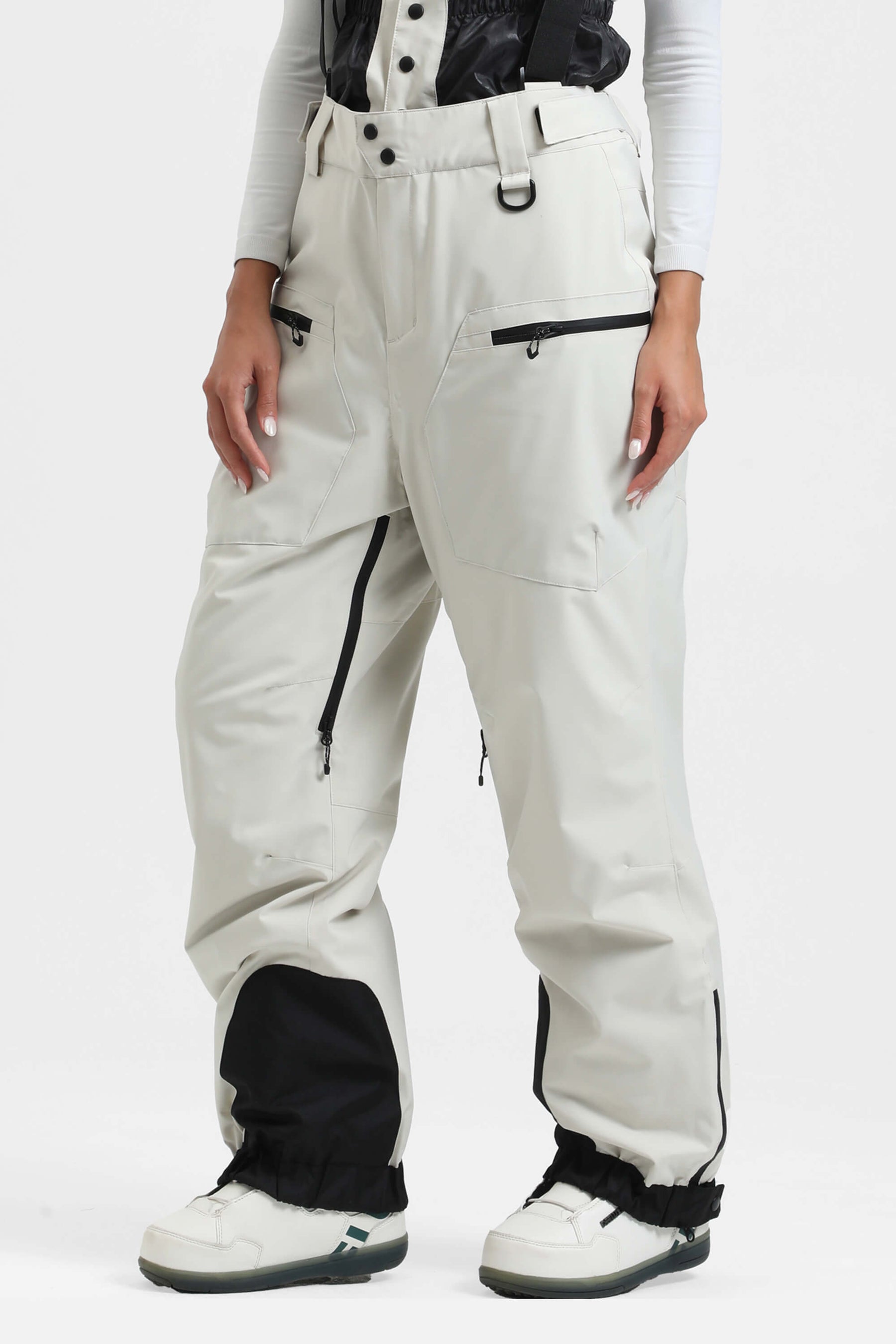 Calça de Neve Feminina com Suspensórios Removíveis Tech Lemartine