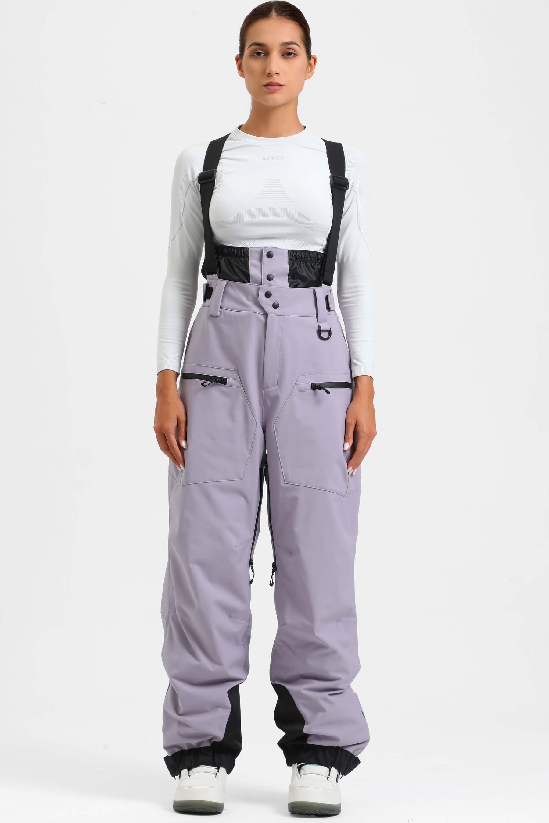 Calça de Neve Feminina com Suspensórios Removíveis Tech Lemartine