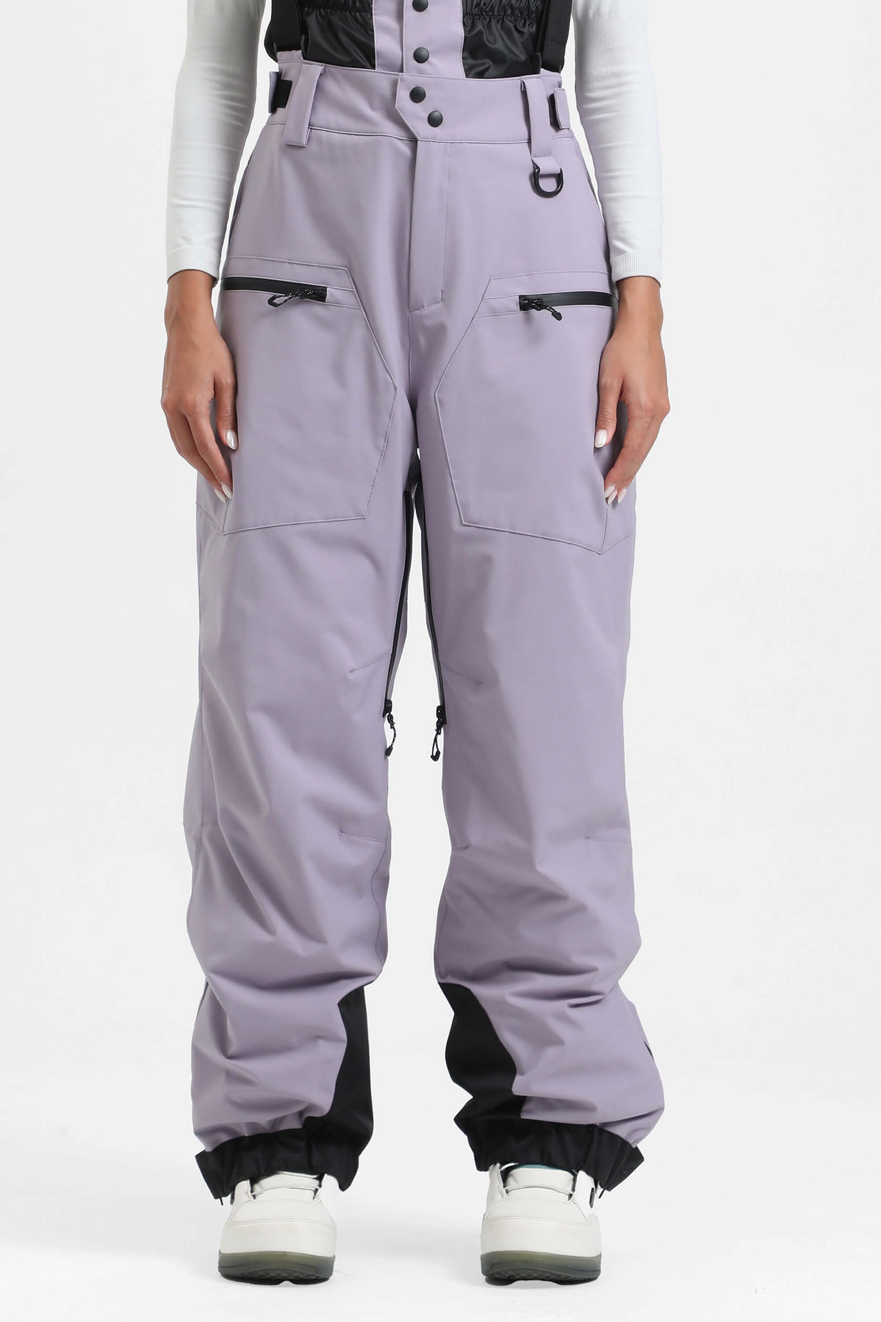 Calça de Neve Feminina com Suspensórios Removíveis Tech Lemartine