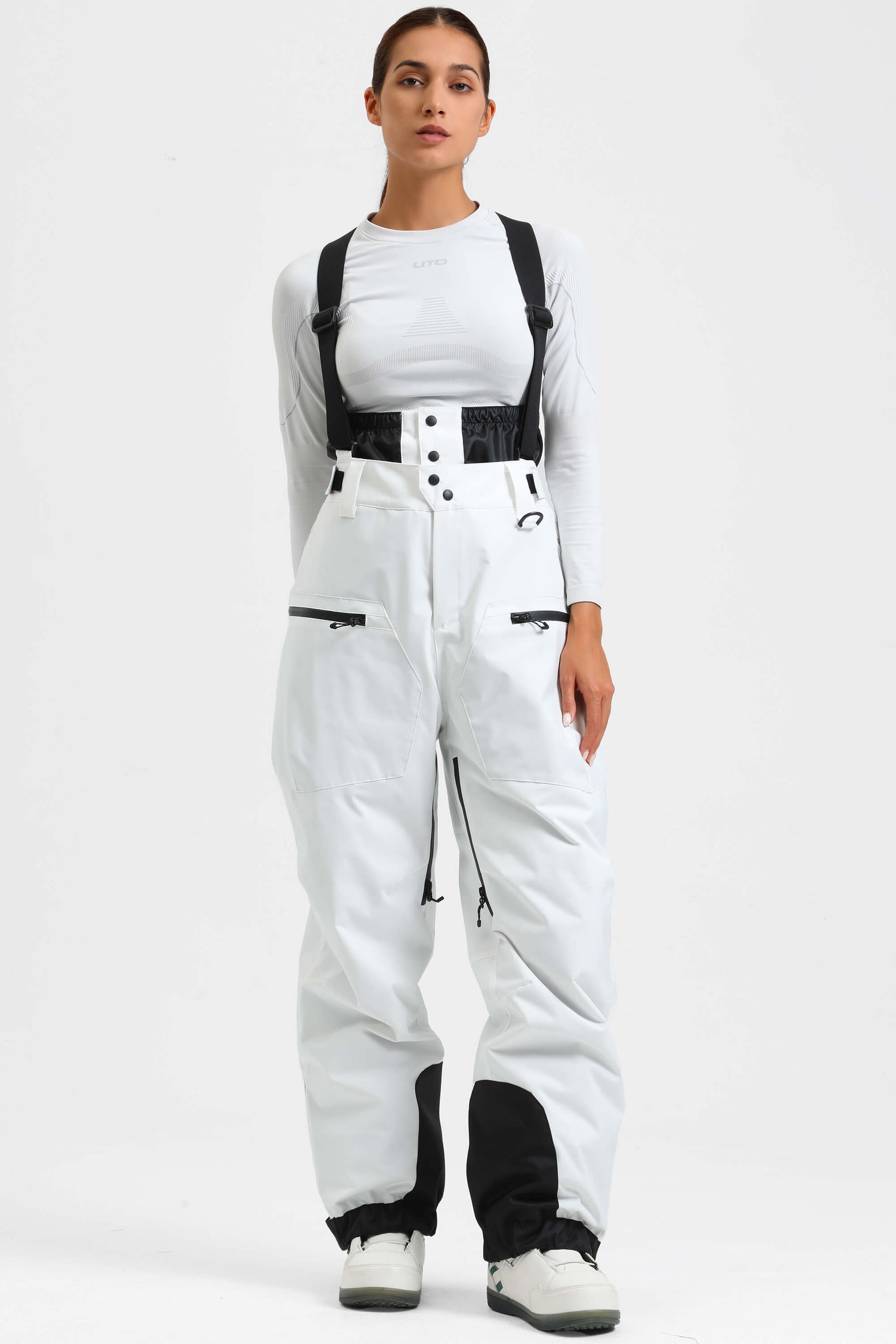 Calça de Neve Feminina com Suspensórios Removíveis Tech Lemartine