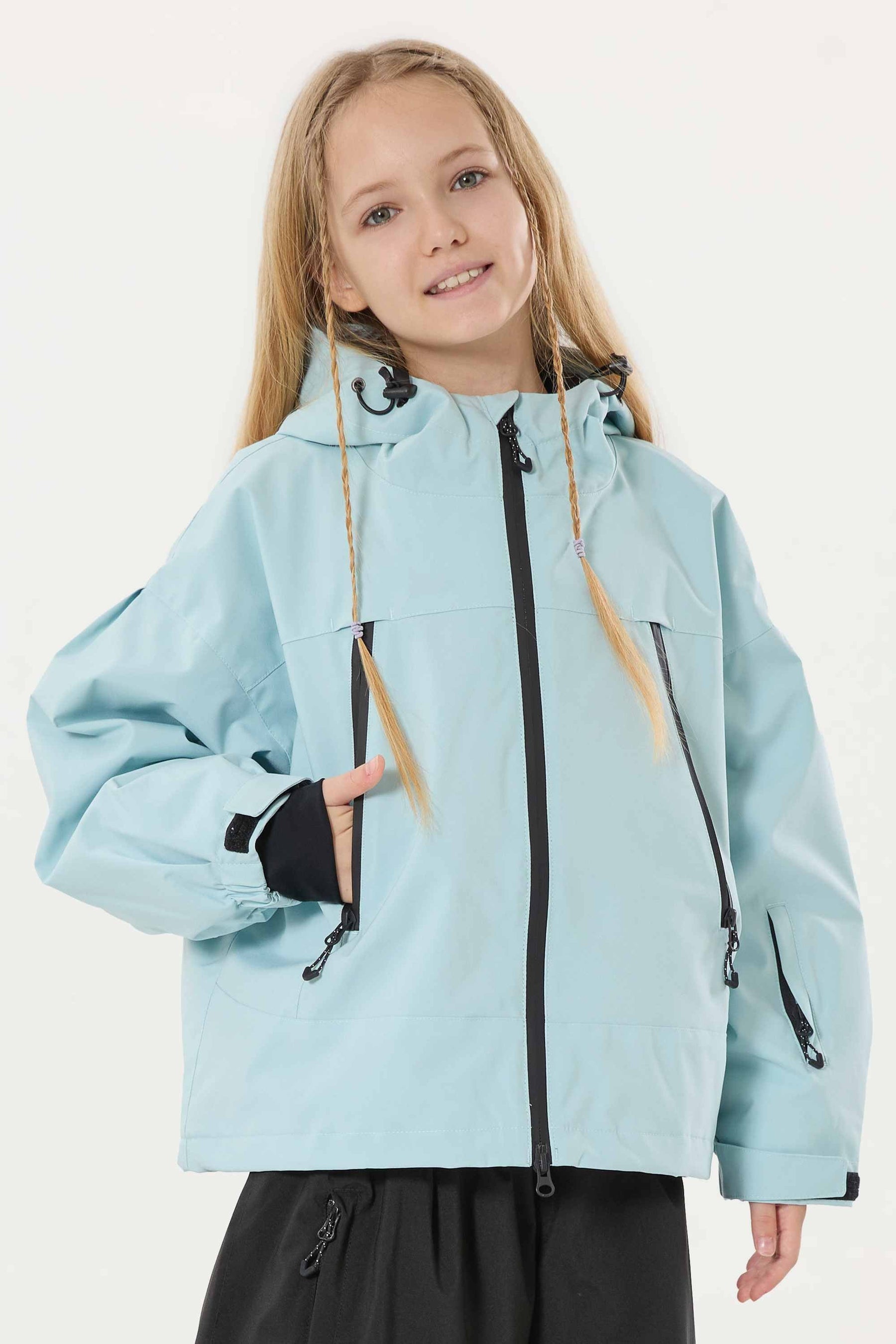 Jaqueta Infantil Feminina Big Ear Impermeável Lemartine