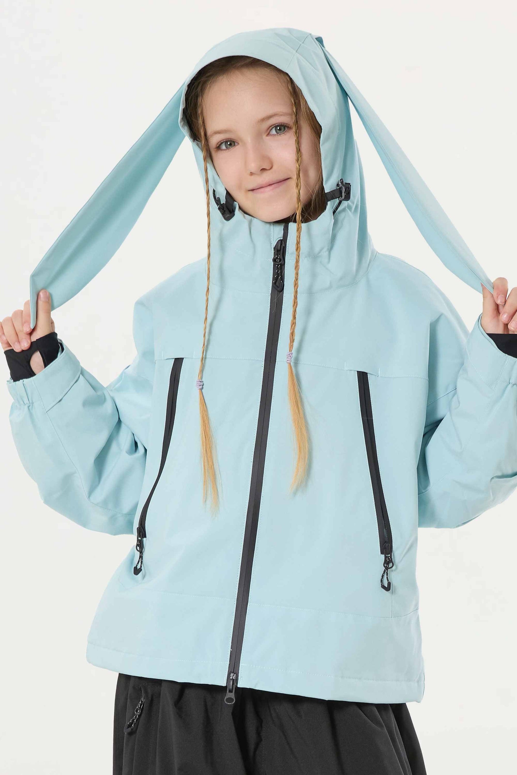 Jaqueta Infantil Feminina Big Ear Impermeável Lemartine