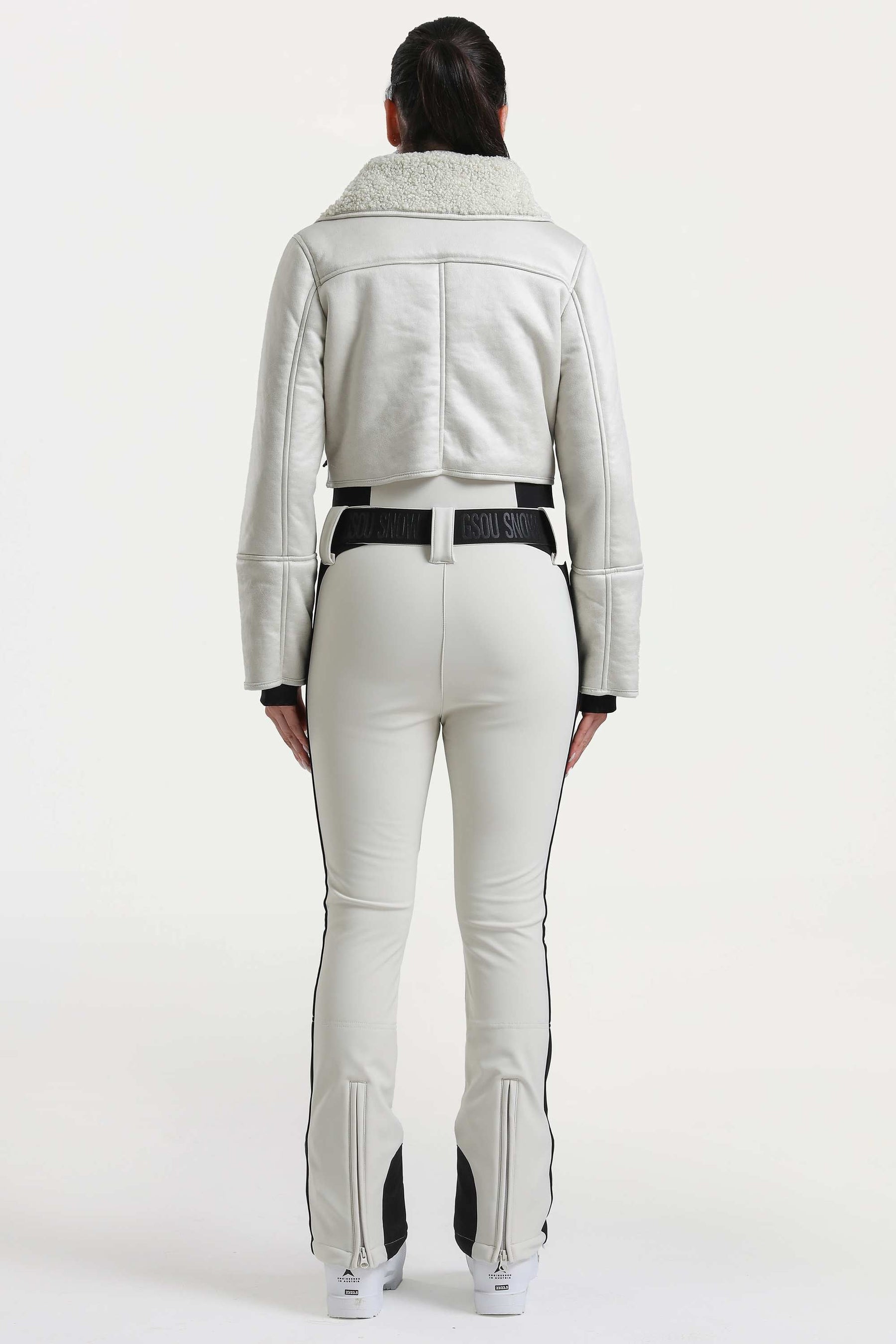 Macacão de Ski Feminino Slim-fit Cozy + Jaqueta Sherpa Lemartine