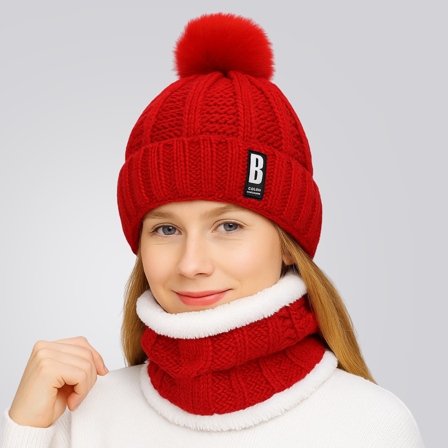 Gorro e Protetor de Pescoço Feminino Confort | Lemartine