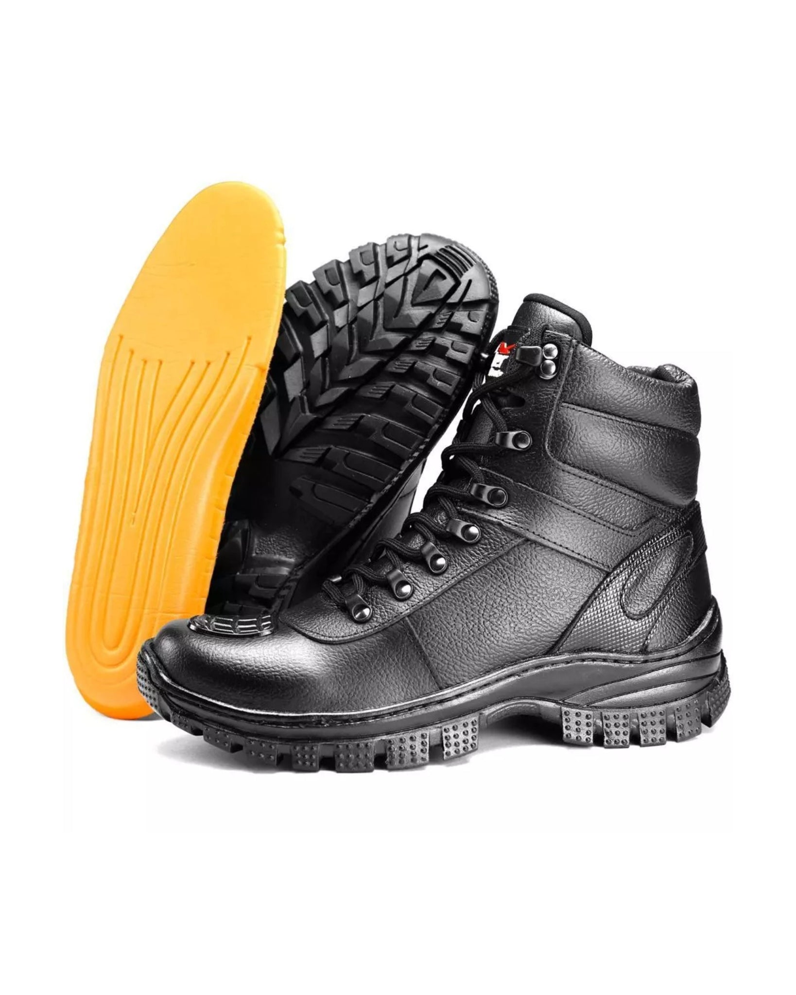 Bota Masculina Coturno Militar Couro | Lemartine