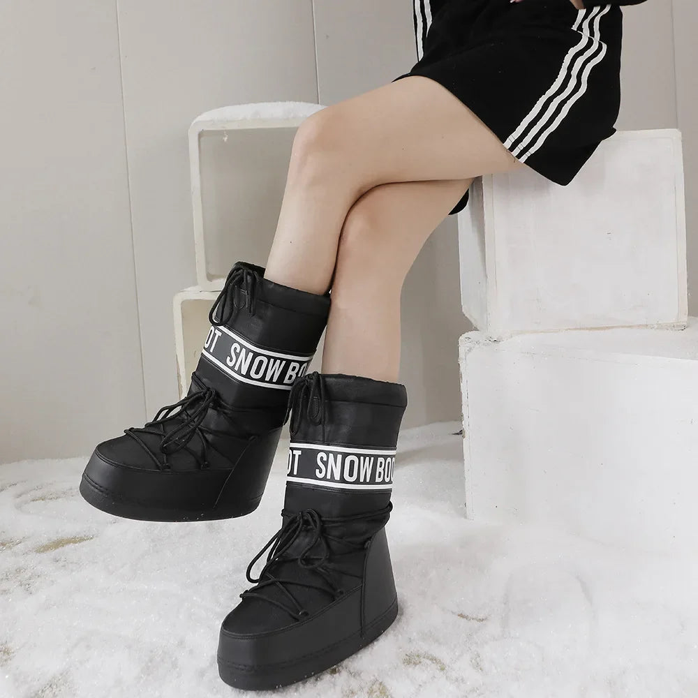 Bota Feminina Snow Boot Femme | Lemartine