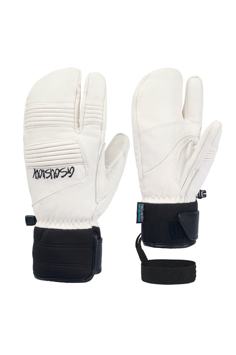 Luvas de Snow três dedos Resistente ao desgaste Tech Lemartine