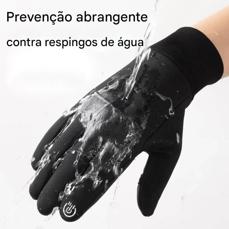 Luva de Inverno com Zíper e Dedo Flip Lemartine