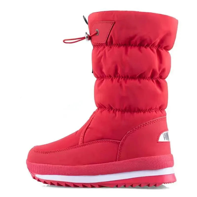 Bota Feminina Forrada em Lã para Neve Lemartine