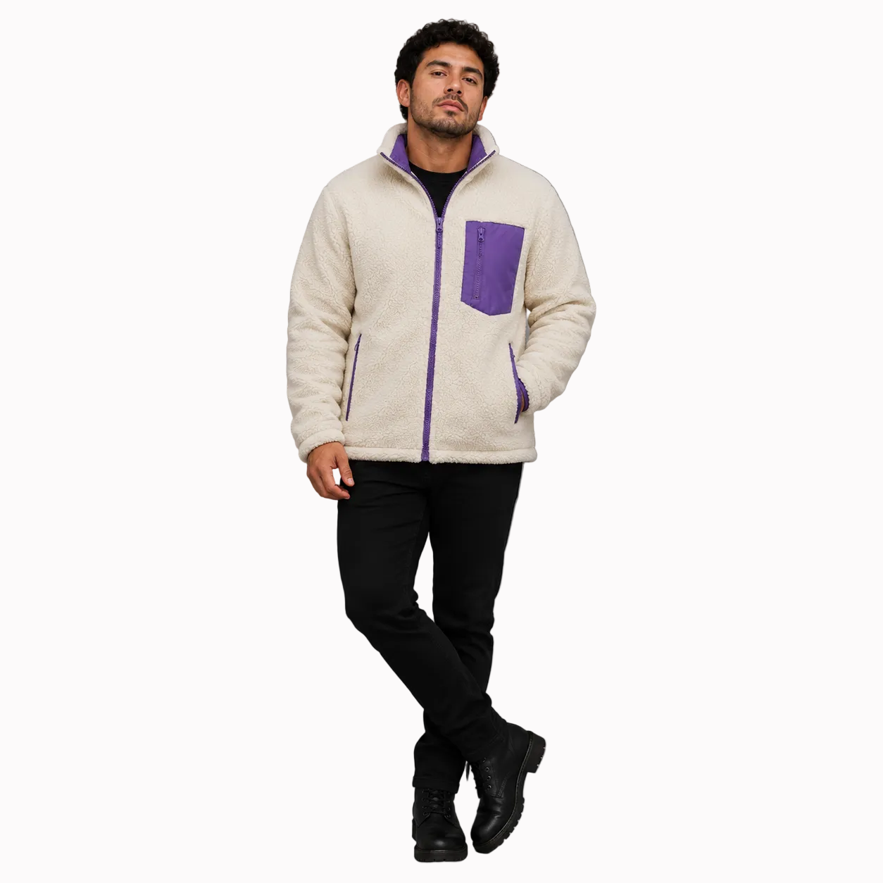 Jaqueta Masculina Puffer 2 em 1 Reversível Andes Lemartine