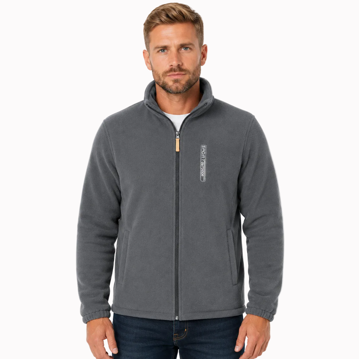 Jaqueta Masculina Fleece de Lã Térmica Lemartine