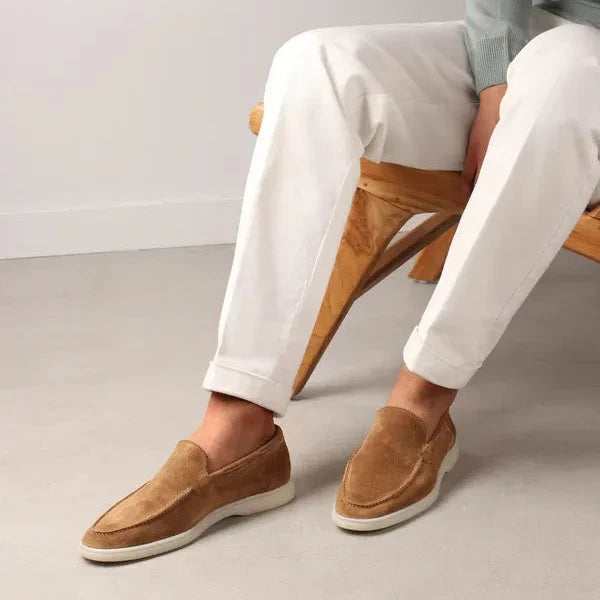 Mocassim de Camurça Old Money Masculino | Lemartine