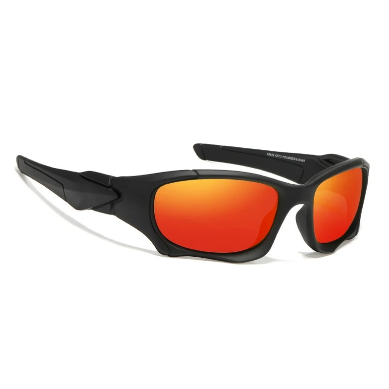 Óculos de Sol Militar Polarizado UV400 Lemartine lente Vermelha