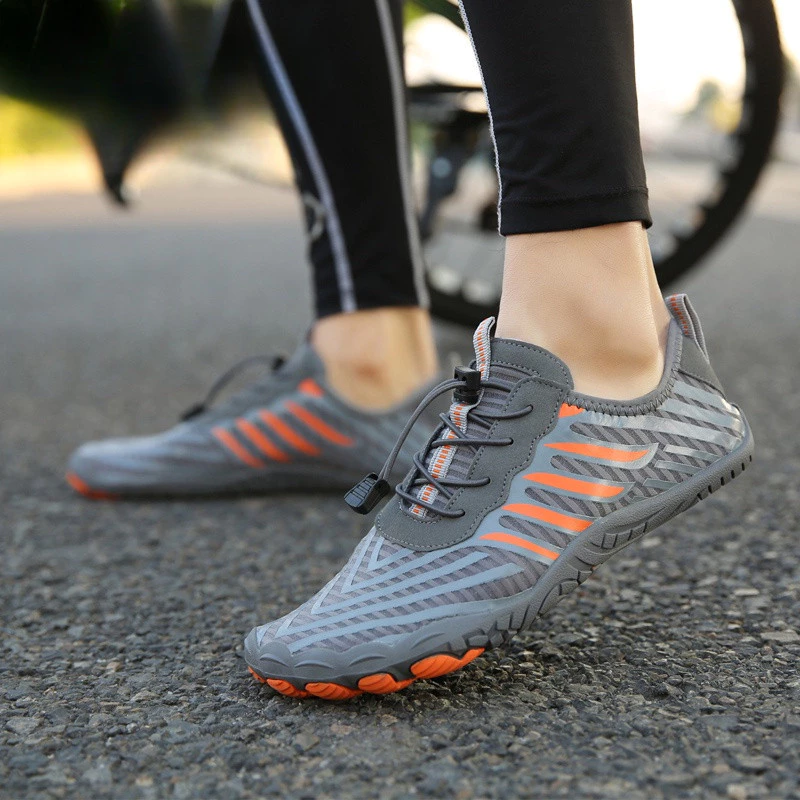 Sapato Aquático Barefoot Lemartine Cinza no dia a dia
