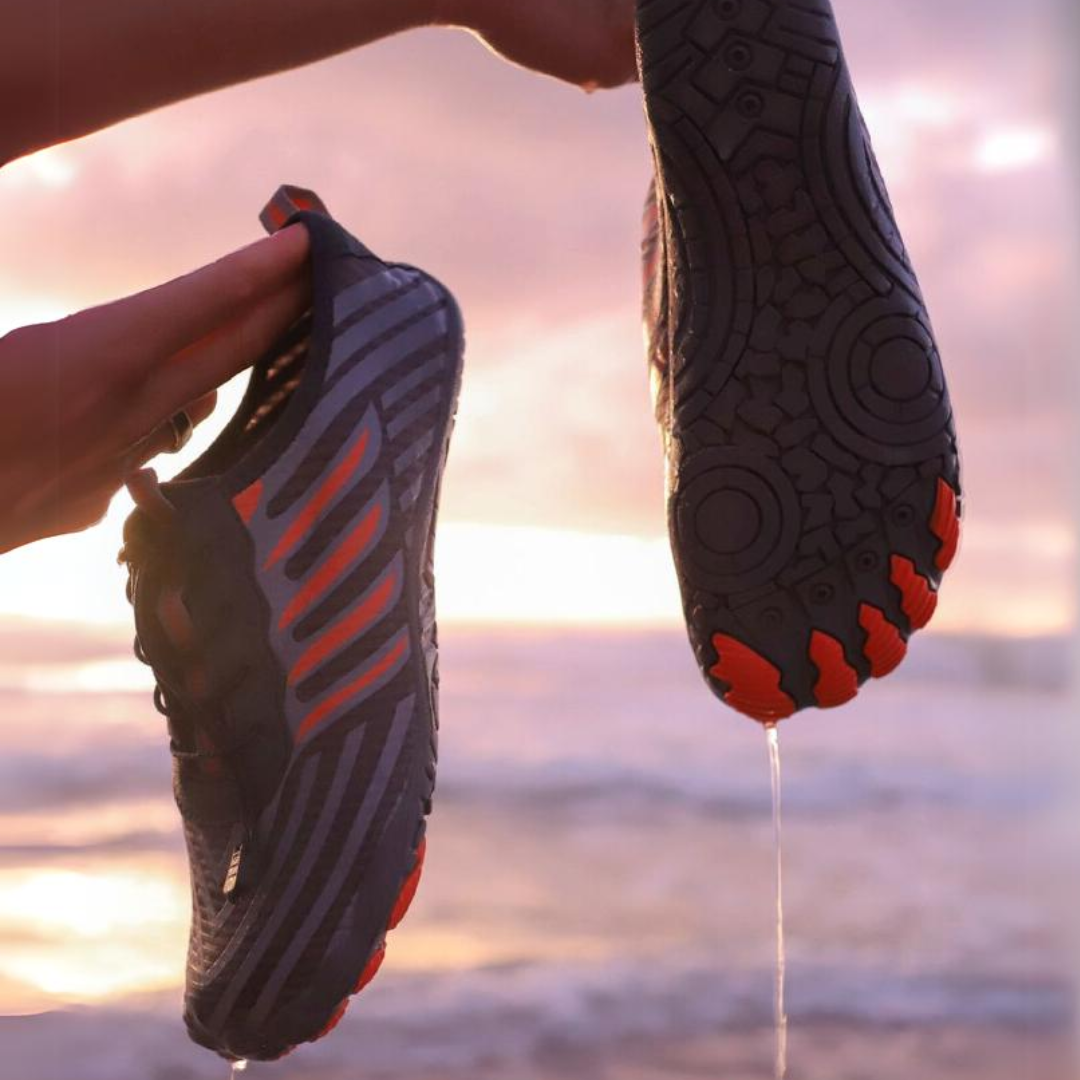 Sapato Aquático Barefoot Ultra Leve Unissex Lemartine Cinza