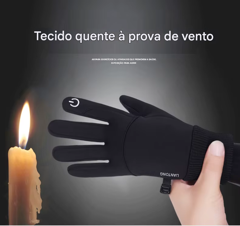 Luva Inverno Impermeável Touchscreen Lemartine