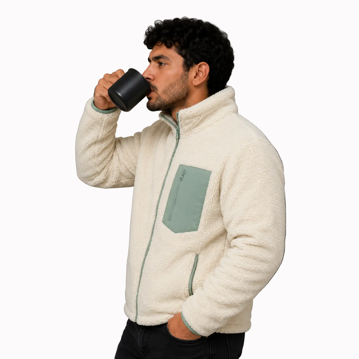 Jaqueta Masculina Puffer 2 em 1 Reversível Andes Lemartine