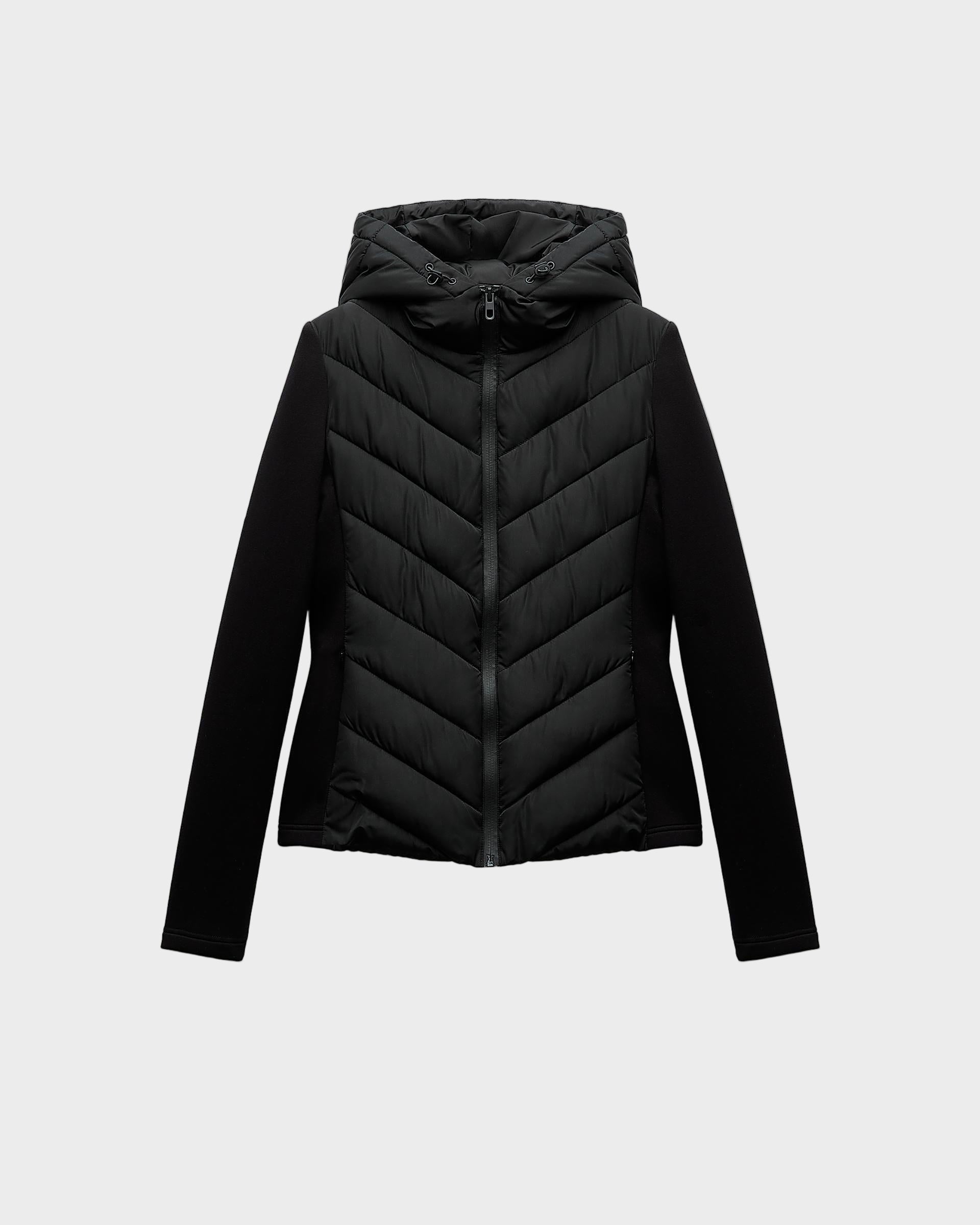 Jaqueta Acolchoada Feminina Preta Fahart | Lemartine