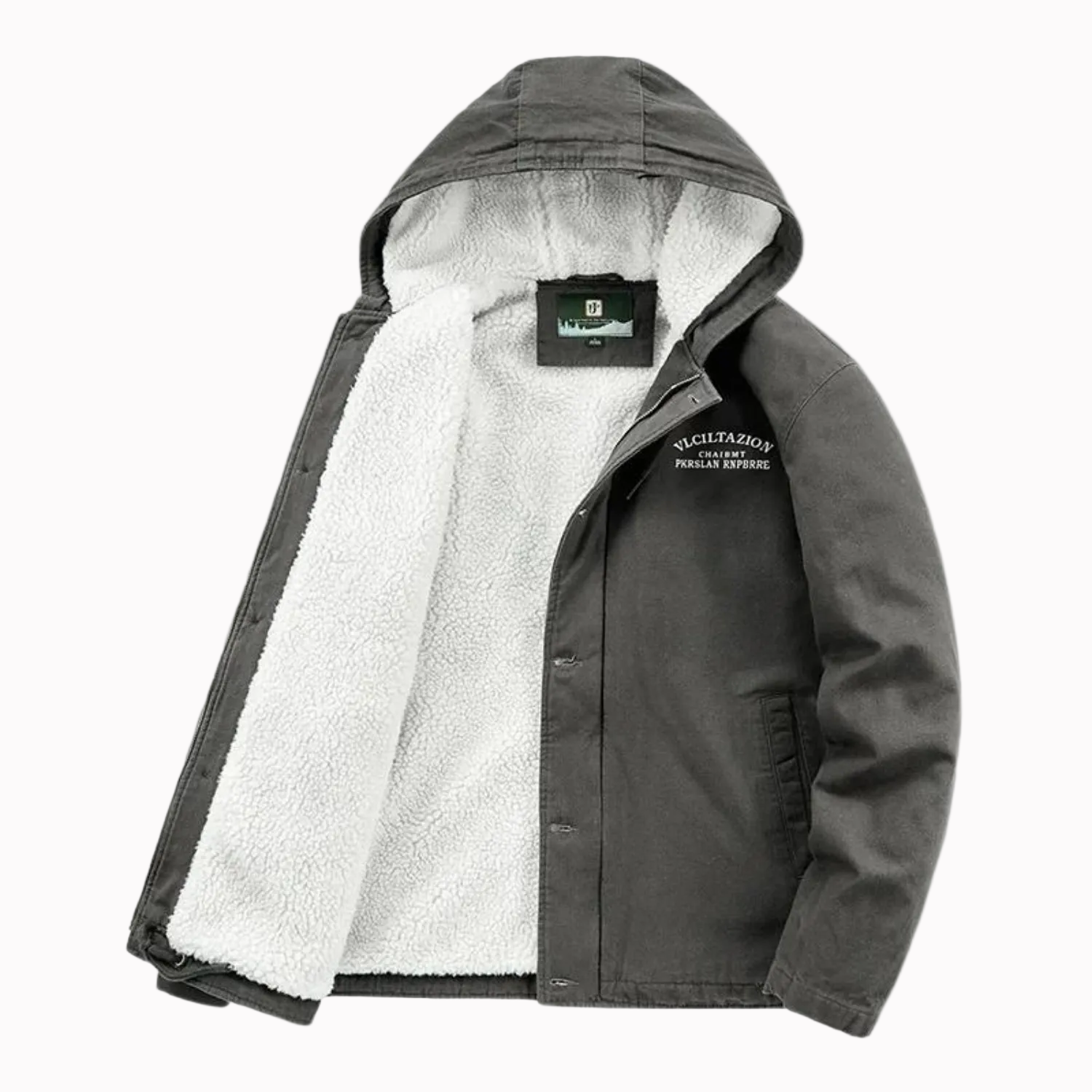 Jaqueta Bomber Masculina Parka de Lã Lemartine