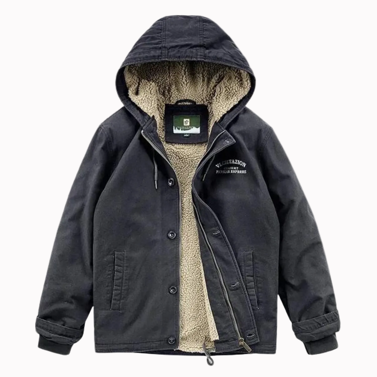 Jaqueta Bomber Masculina Parka de Lã Lemartine