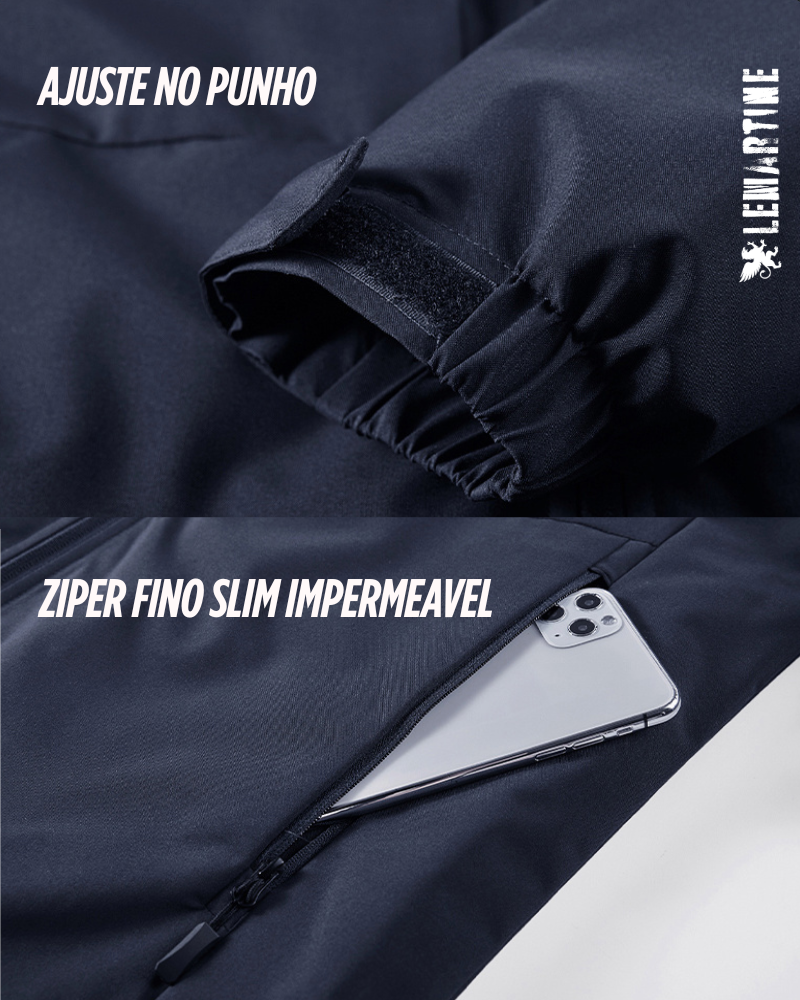 Jaqueta Tática Masculina Softshell Impermeável Lemartine