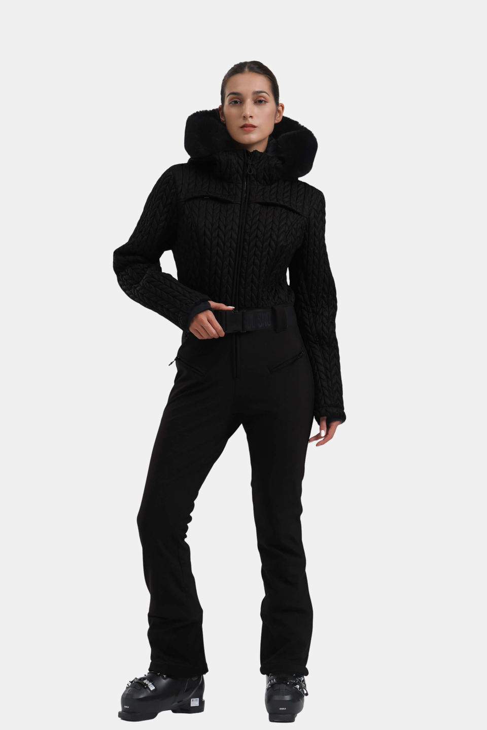 Macacão de Ski Feminino Shirred Lemartine