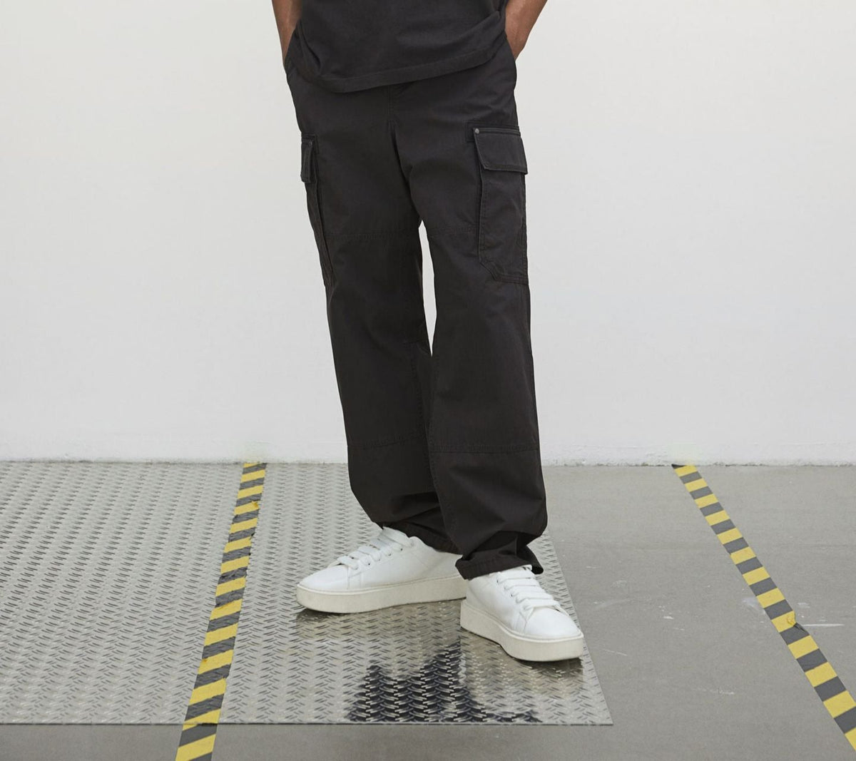 Calça Cargo Masculina 6 Bolsos skate Larga | Lemartine