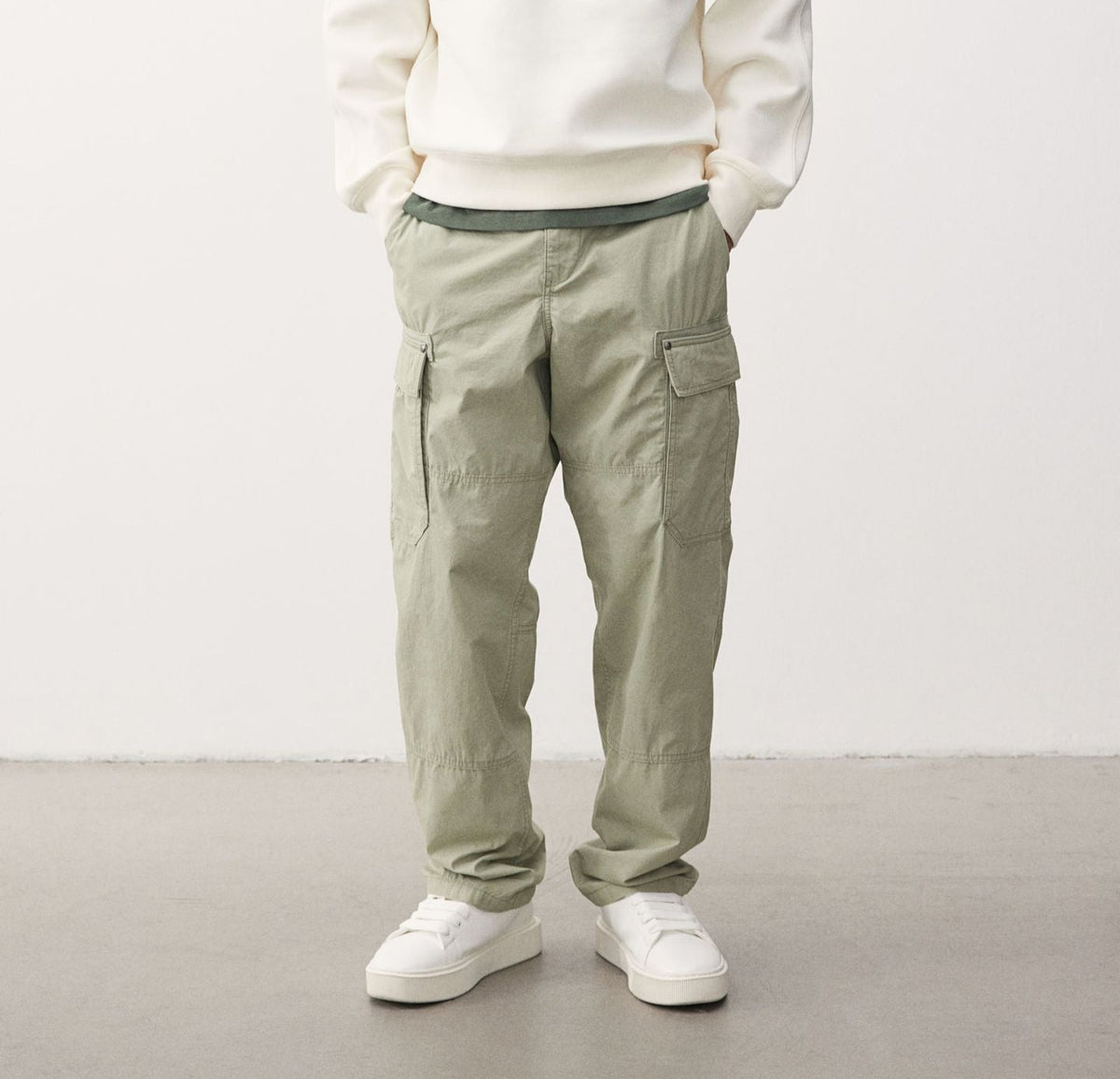 Calça Cargo Masculina 6 Bolsos skate Larga | Lemartine