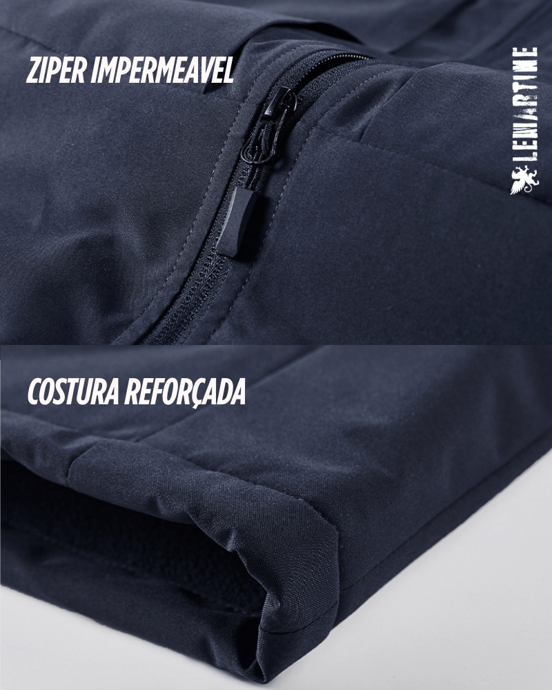 Jaqueta Tática Masculina Softshell Impermeável Lemartine