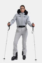 Macacão de Ski Feminino Shirred Lemartine