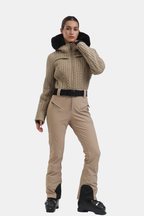 Macacão de Ski Feminino Shirred Lemartine