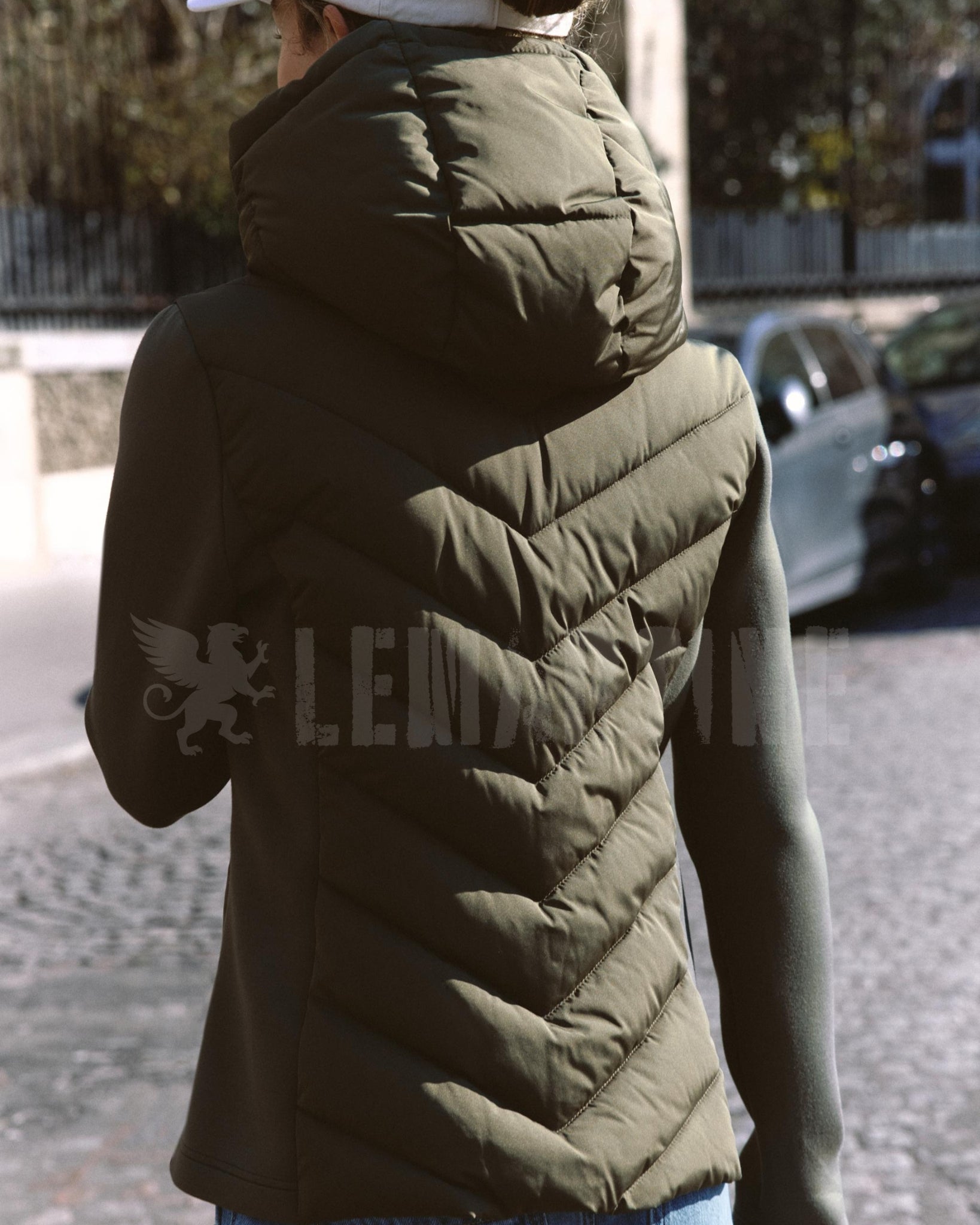 Jaqueta Acolchoada Feminina Verde Fahart | Lemartine